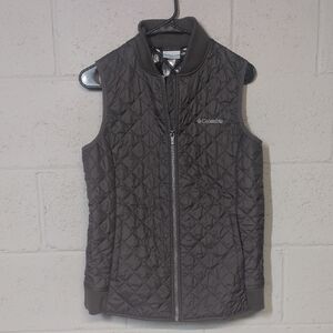 Columbia Omni Heat Puffer Vest Women’s Size Medium Black, Outerwear, Layering